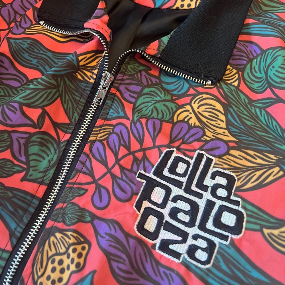 Strata Tropical Print Lollapalooza Bomber Jacket